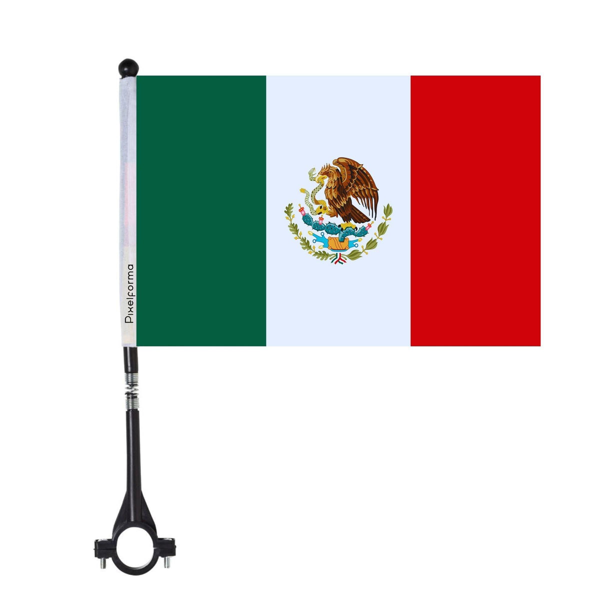 Drapeau de vélo du Mexique en polyester - Pixelforma 