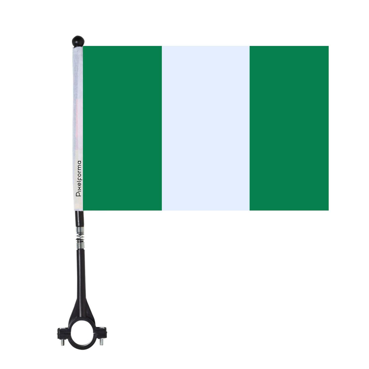 Drapeau de vélo du Nigeria en polyester - Pixelforma 