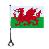 Drapeau de vélo du pays de Galles en polyester - Pixelforma 