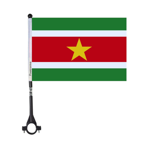 Drapeau de vélo du Suriname en polyester - Pixelforma 