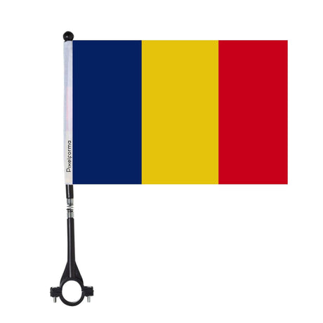 Drapeau de vélo du Tchad en polyester - Pixelforma 