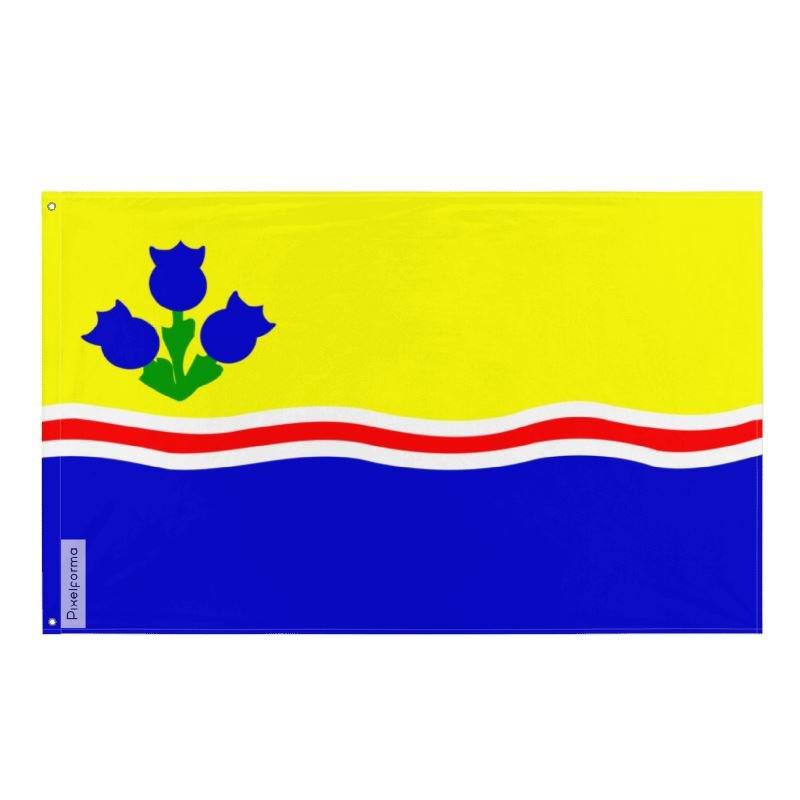 Drapeau du Lac-Saint-Jean en plusieurs tailles 100 % polyester Imprimer avec Double ourlet - Pixelforma 
