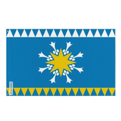 drapeau Ivdel en plusieurs tailles 100 % polyester Imprimer avec Double ourlet - Pixelforma 