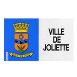 Drapeau Joliette en plusieurs tailles 100 % polyester Imprimer avec Double ourlet - Pixelforma 