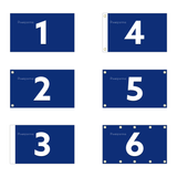 Drapeau Sept-Îles en plusieurs tailles 100 % polyester Imprimer avec Double ourlet - Pixelforma 
