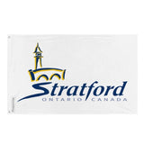 Drapeau Stratford en plusieurs tailles 100 % polyester Imprimer avec Double ourlet - Pixelforma 