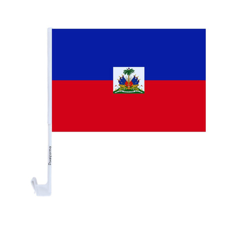 Drapeau voiture d'Haïti en polyester - Pixelforma 