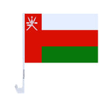 Drapeau voiture d'Oman en polyester - Pixelforma 