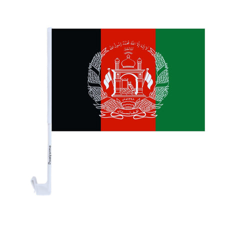 Drapeau voiture de l'Afghanistan en polyester - Pixelforma 