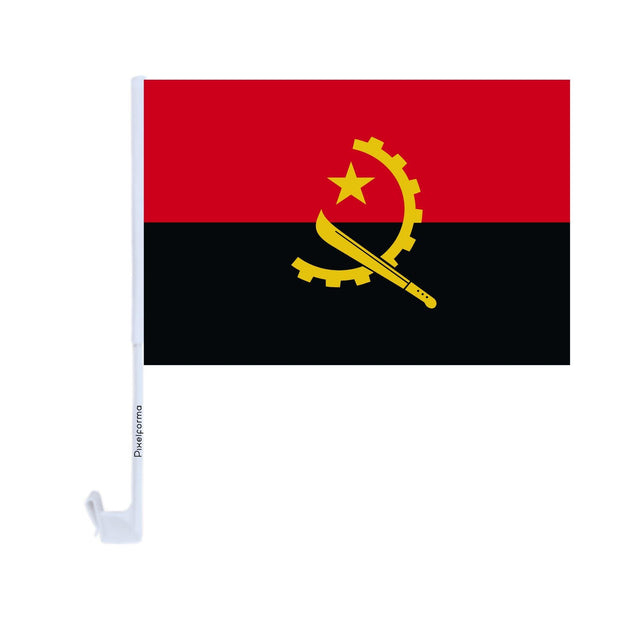 Drapeau voiture de l'Angola en polyester - Pixelforma 