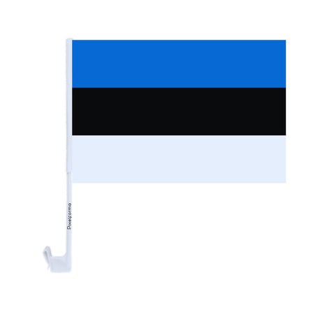 Drapeau voiture de l'Estonie en polyester - Pixelforma 