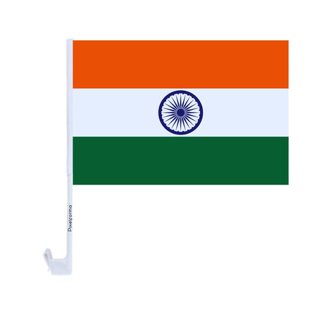 Drapeau voiture de l'Inde officiel en polyester - Pixelforma 