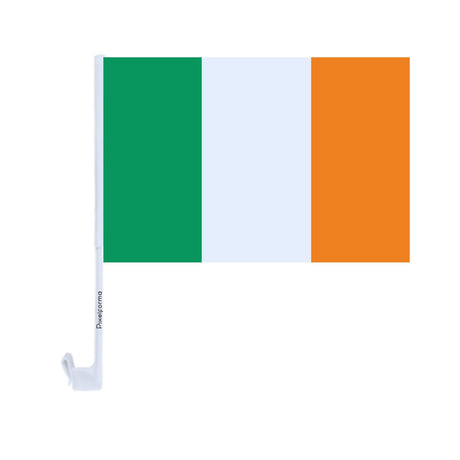Drapeau voiture de l'Irlande en polyester - Pixelforma 