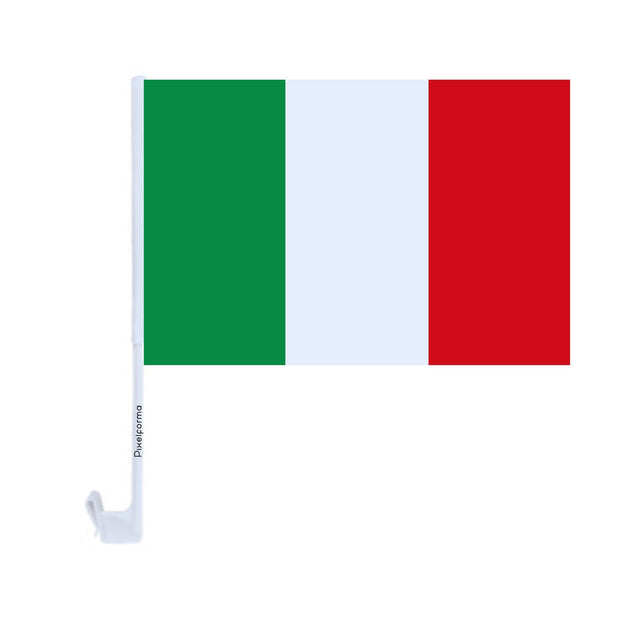 Drapeau voiture de l'Italie en polyester - Pixelforma 
