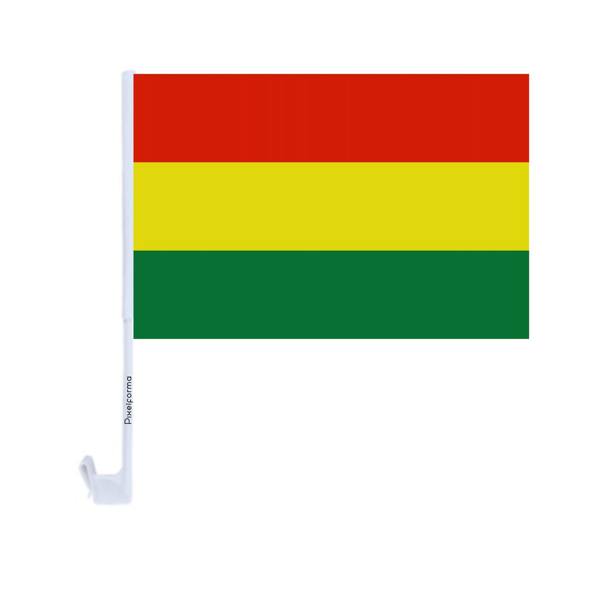 Drapeau voiture de la Bolivie en polyester - Pixelforma 