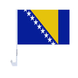Drapeau voiture de la Bosnie-Herzégovine en polyester - Pixelforma 
