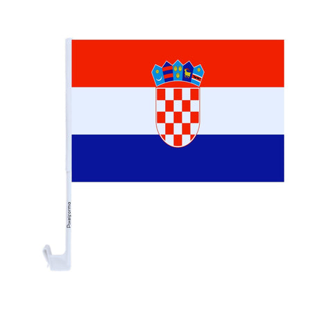 Drapeau voiture de la Croatie en polyester - Pixelforma 