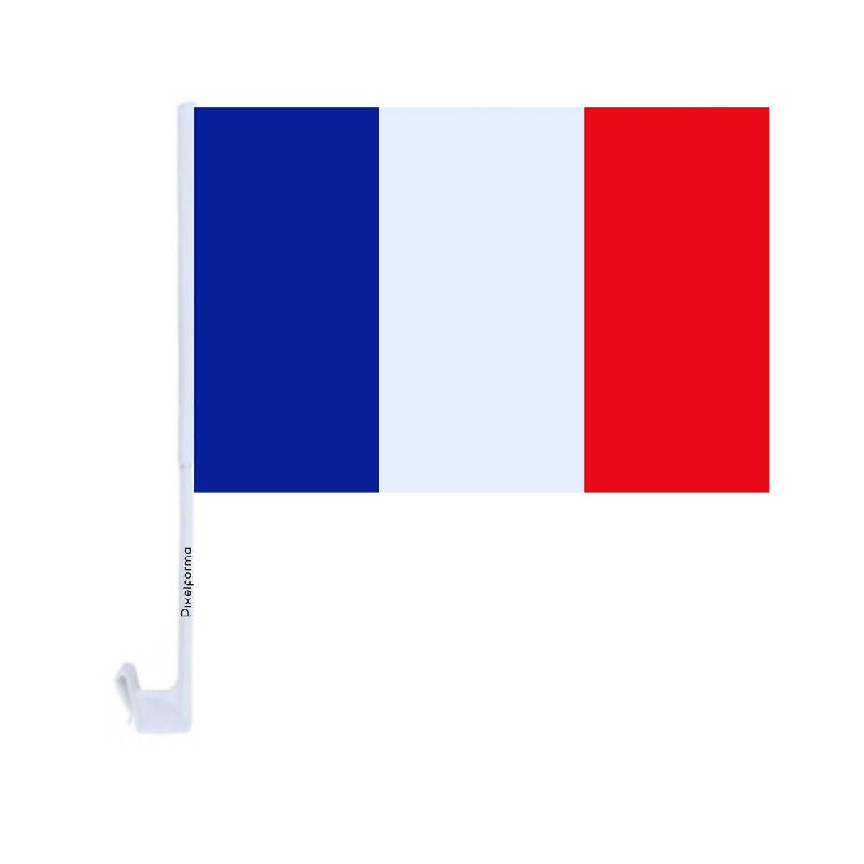 Drapeau voiture de la France en polyester - Pixelforma 
