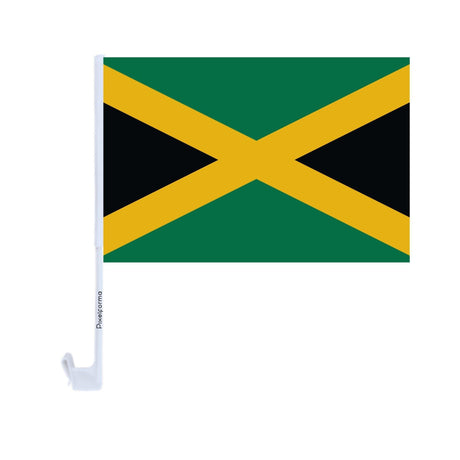 Drapeau voiture de la Jamaïque en polyester - Pixelforma 