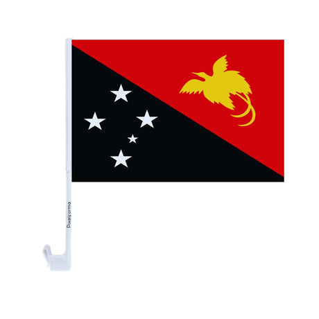 Drapeau voiture de la Papouasie-Nouvelle-Guinée en polyester - Pixelforma 