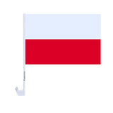 Drapeau voiture de la Pologne en polyester - Pixelforma 