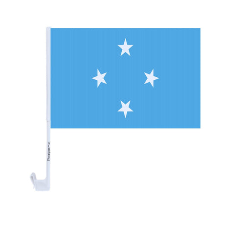 Drapeau voiture des États fédérés de Micronésie en polyester - Pixelforma 