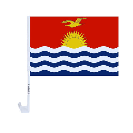 Drapeau voiture des Kiribati en polyester - Pixelforma 