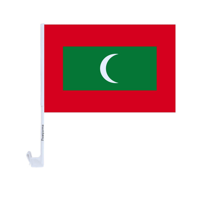 Drapeau voiture des Maldives en polyester - Pixelforma 