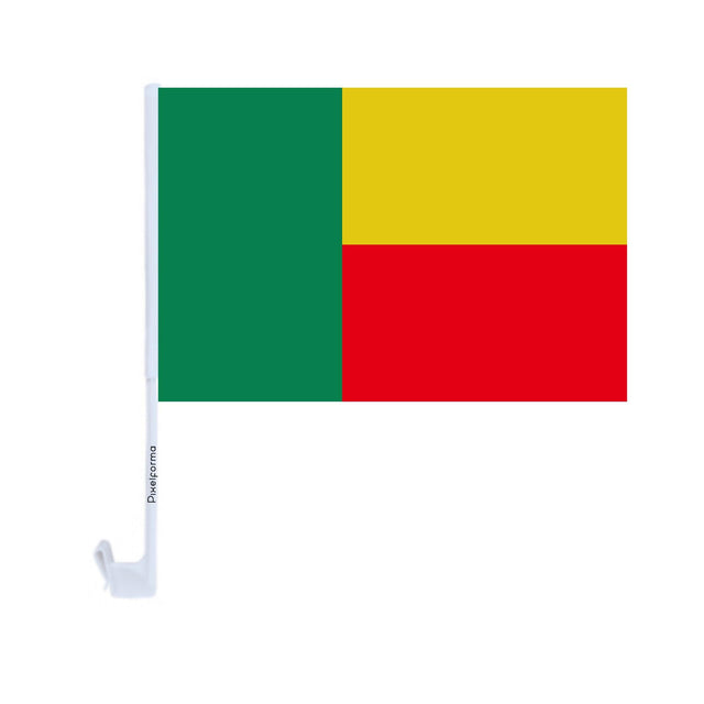 Drapeau voiture du Bénin en polyester - Pixelforma 