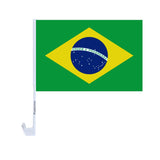 Drapeau voiture du Brésil en polyester - Pixelforma 