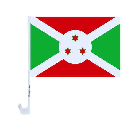 Drapeau voiture du Burundi en polyester - Pixelforma 