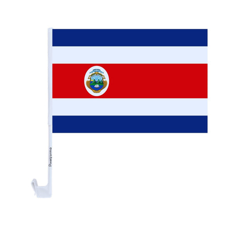 Drapeau voiture du Costa Rica en polyester - Pixelforma 