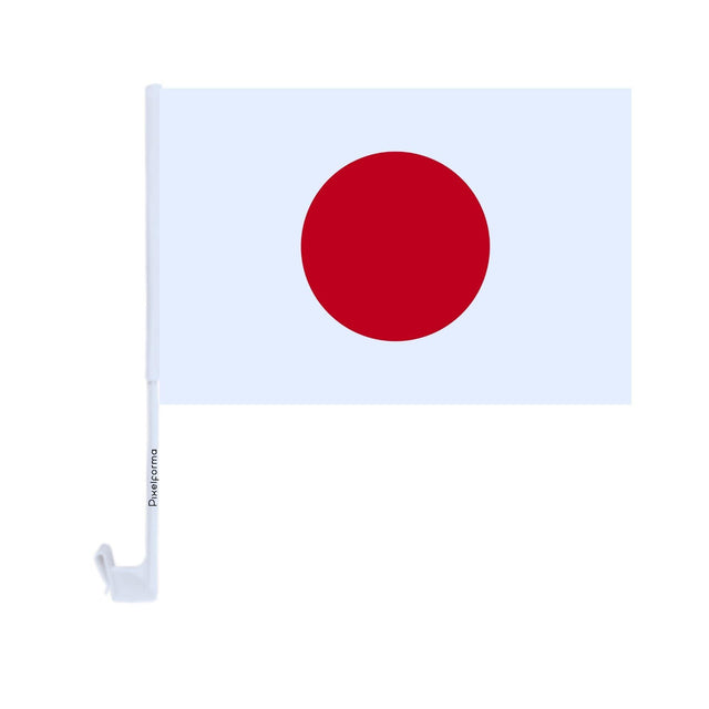 Drapeau voiture du Japon en polyester - Pixelforma 