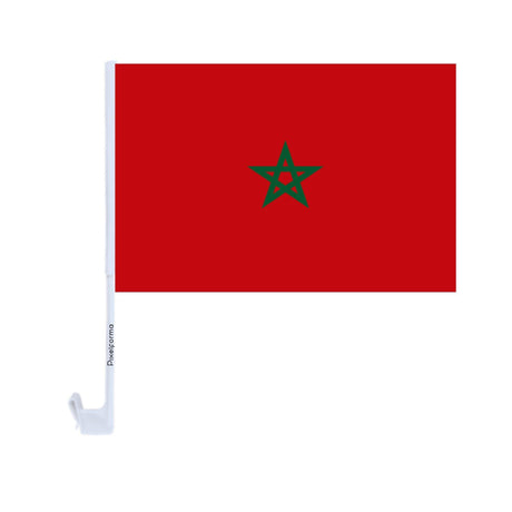 Drapeau voiture du Maroc en polyester - Pixelforma 