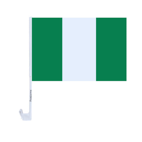 Drapeau voiture du Nigeria en polyester - Pixelforma 