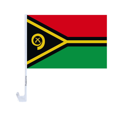 Drapeau voiture du Vanuatu en polyester - Pixelforma 