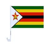 Drapeau voiture du Zimbabwe en polyester - Pixelforma 