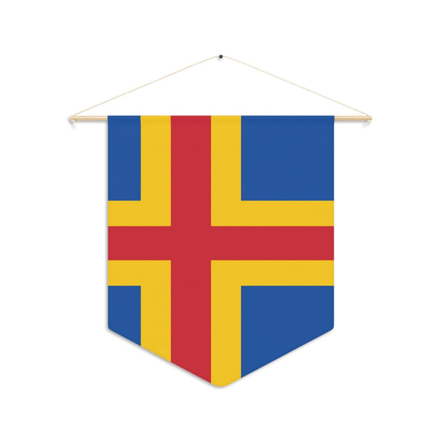 Fanion Drapeau d'Åland à suspendre en polyester - Pixelforma 