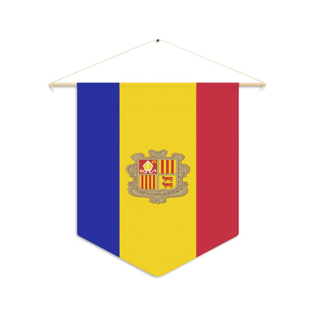 Fanion Drapeau d'Andorre à suspendre en polyester - Pixelforma 