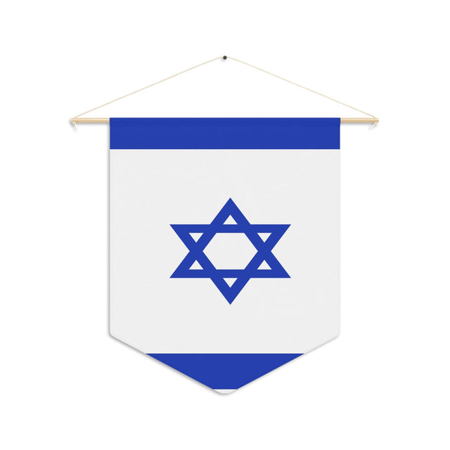 Fanion Drapeau d'Israël à suspendre en polyester - Pixelforma 