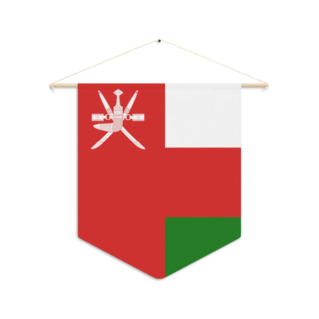 Fanion Drapeau d'Oman à suspendre en polyester - Pixelforma 
