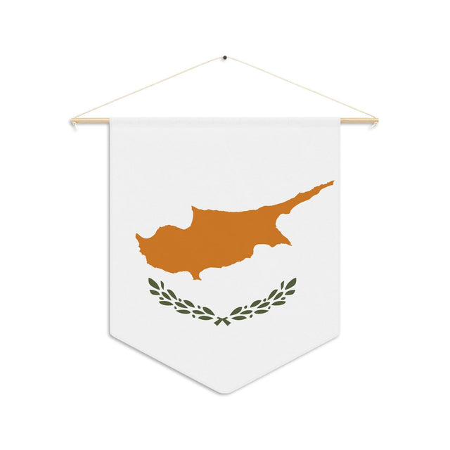 Fanion Drapeau de Chypre à suspendre en polyester - Pixelforma 