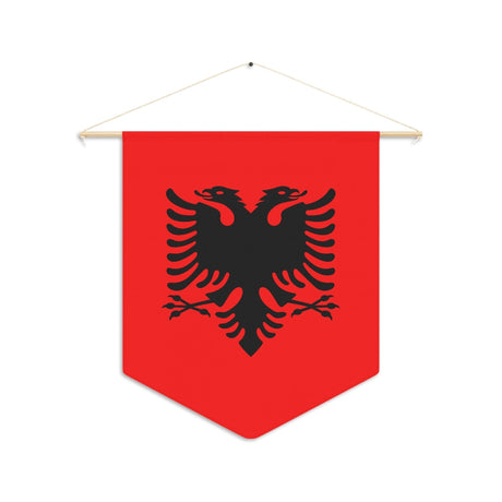 Fanion Drapeau de l'Albanie à suspendre en polyester - Pixelforma 