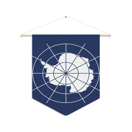 Fanion Drapeau de l'Antarctique officiel à suspendre en polyester - Pixelforma 