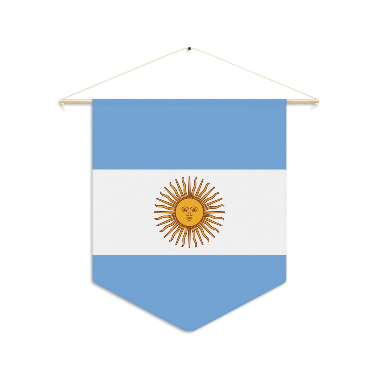 Fanion Drapeau de l'Argentine à suspendre en polyester - Pixelforma 