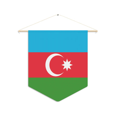 Fanion Drapeau de l'Azerbaïdjan à suspendre en polyester - Pixelforma 