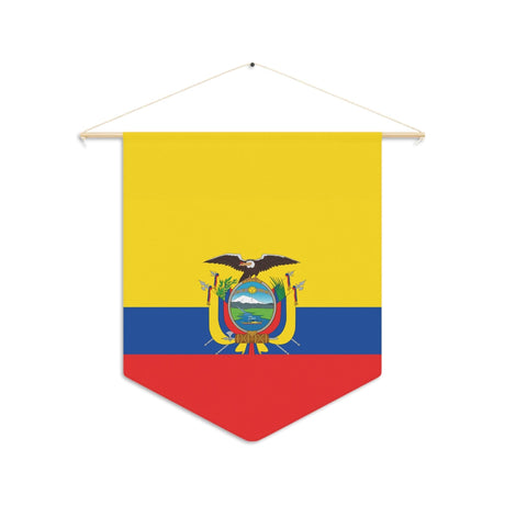 Fanion Drapeau de l'Équateur à suspendre en polyester - Pixelforma 