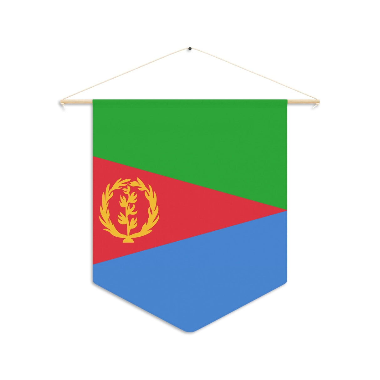 Fanion Drapeau de l'Érythrée à suspendre en polyester - Pixelforma 