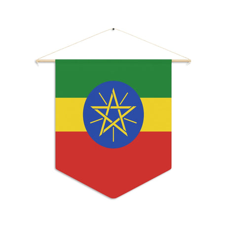 Fanion Drapeau de l'Éthiopie à suspendre en polyester - Pixelforma 