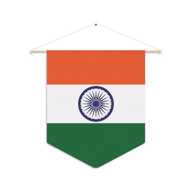 Fanion Drapeau de l'Inde à suspendre en polyester - Pixelforma 